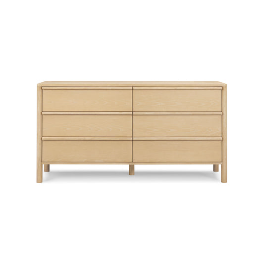 Tyra 62" Natural Cerused Ash 6-Drawer Dresser by TOV Furniture – photo 1 of 8