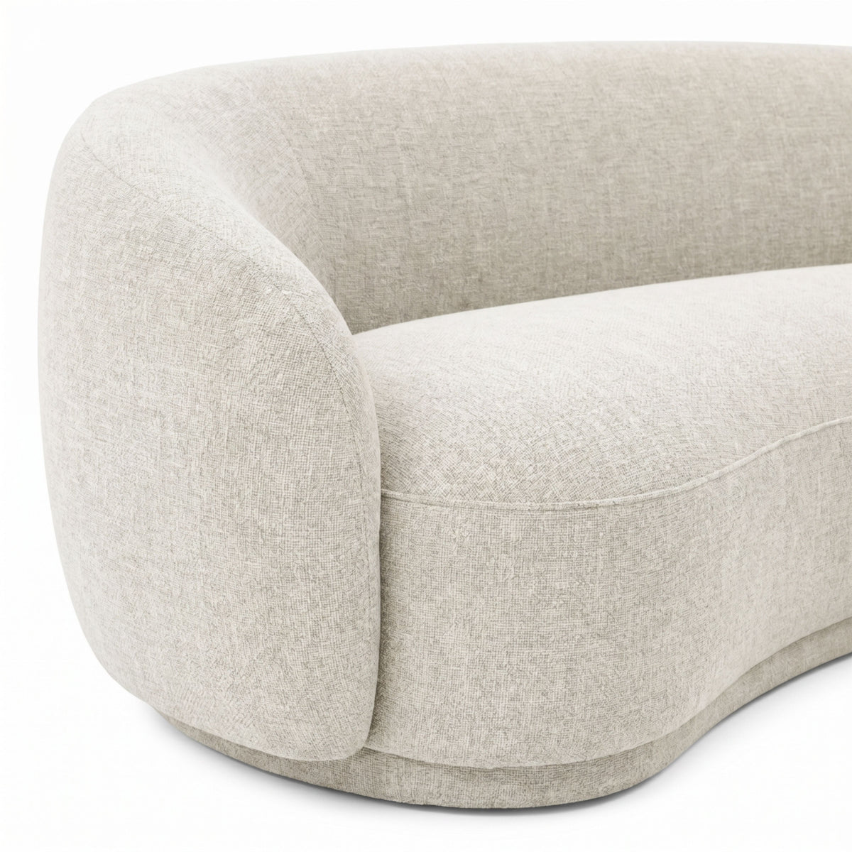 Kendall 90" Sand 2-Tone Chenille Sofa by TOV Furniture – photo 5 of 6
