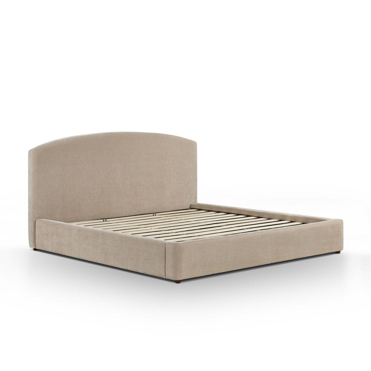 Leah Taupe Performance Chenille King Bed by TOV Furniture – photo 5 of 10