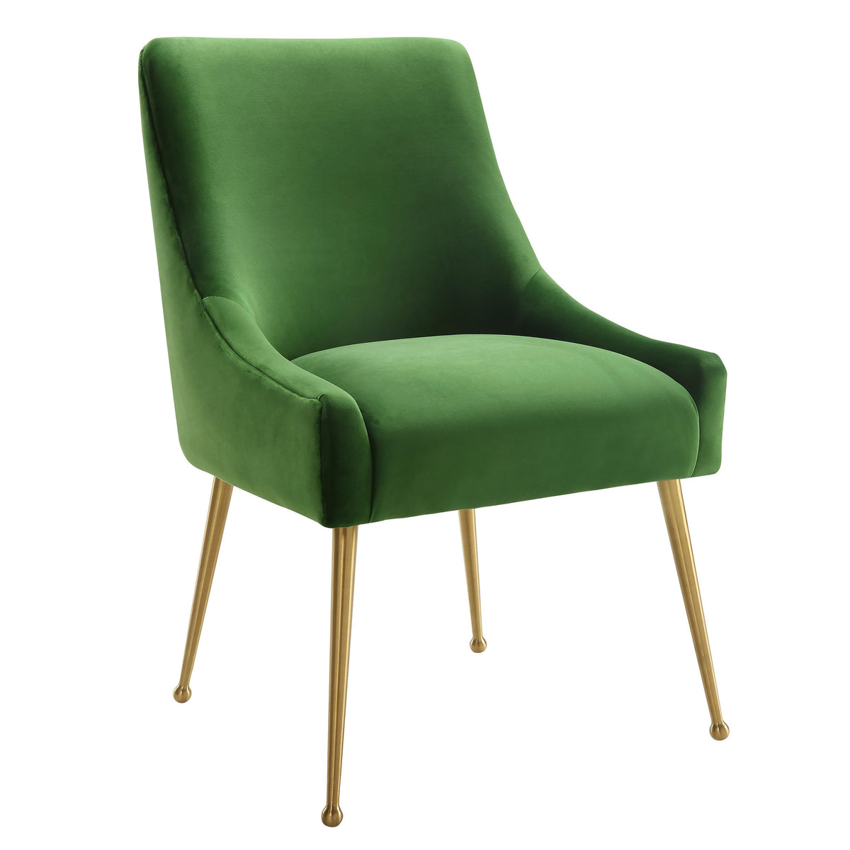 Beatrix Green Performance Velvet Dining Chair by TOV Furniture – photo 1 of 8
