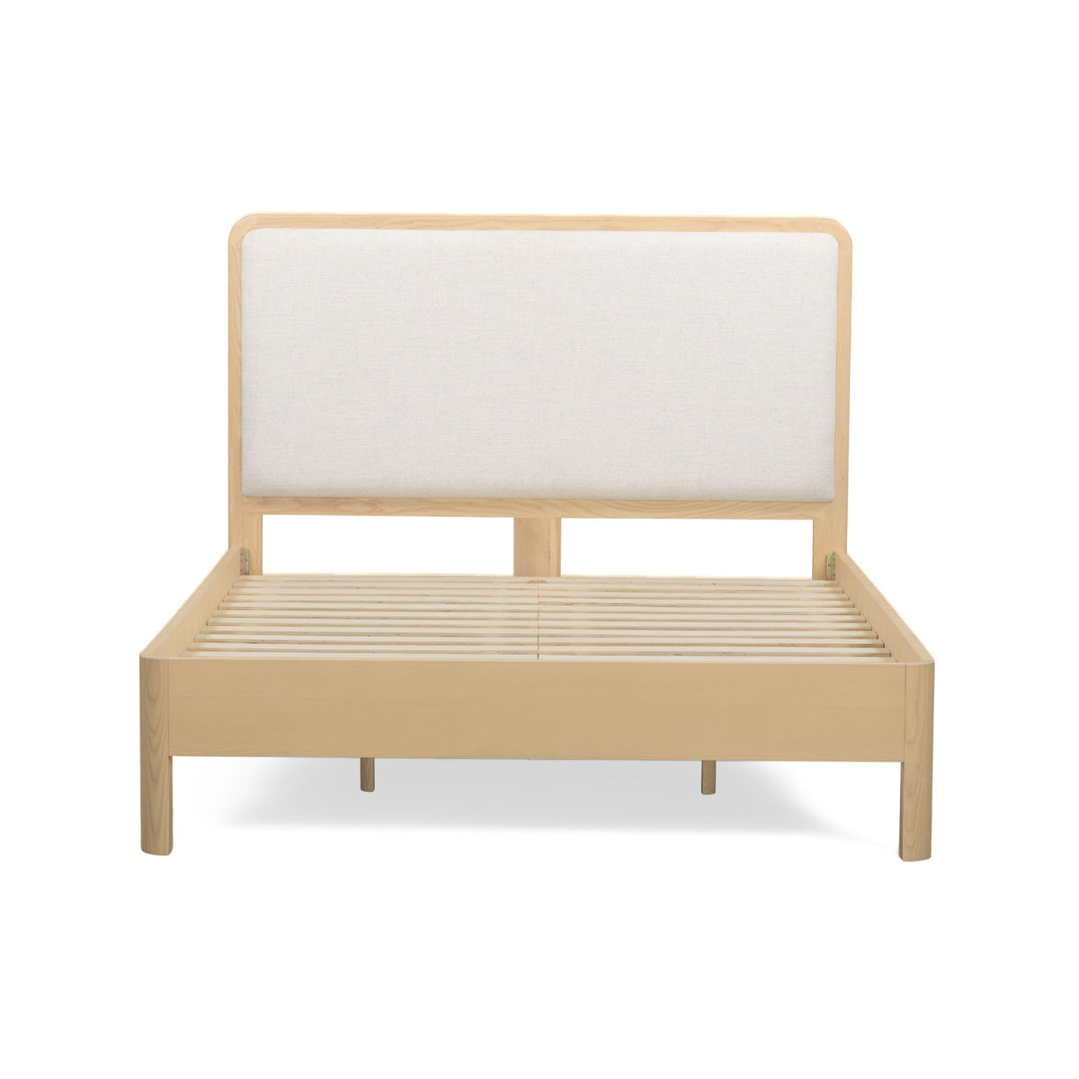 Rafaelle Natural Solid Ash Queen Bed by TOV Furniture – photo 7 of 8