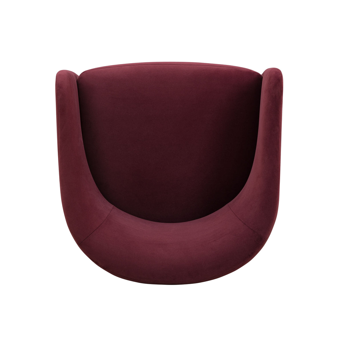 Seraphina Berry Red Performance Velvet Dining Chair by TOV Furniture – photo 5 of 6