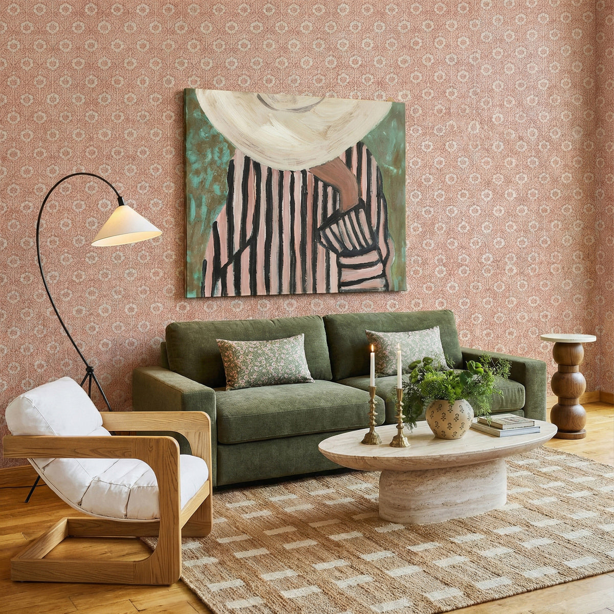 Palma Accent Chair in Off-White by TOV Furniture – photo 2 of 9