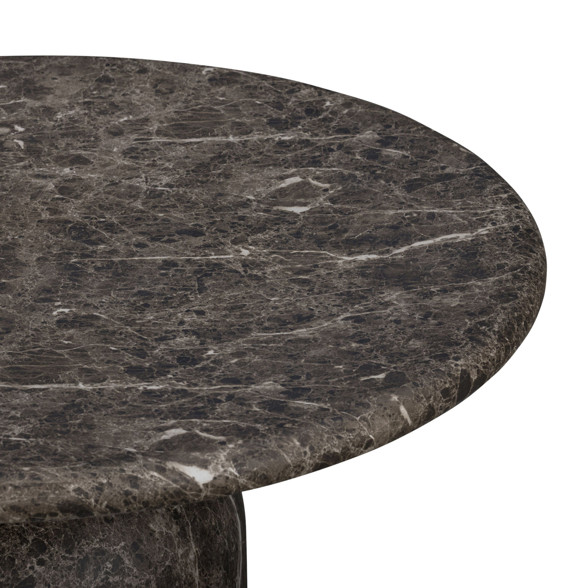 Cynthia 36" Dark Emperador Faux Marble Indoor/Outdoor Coffee Table by TOV Furniture – photo 4 of 6
