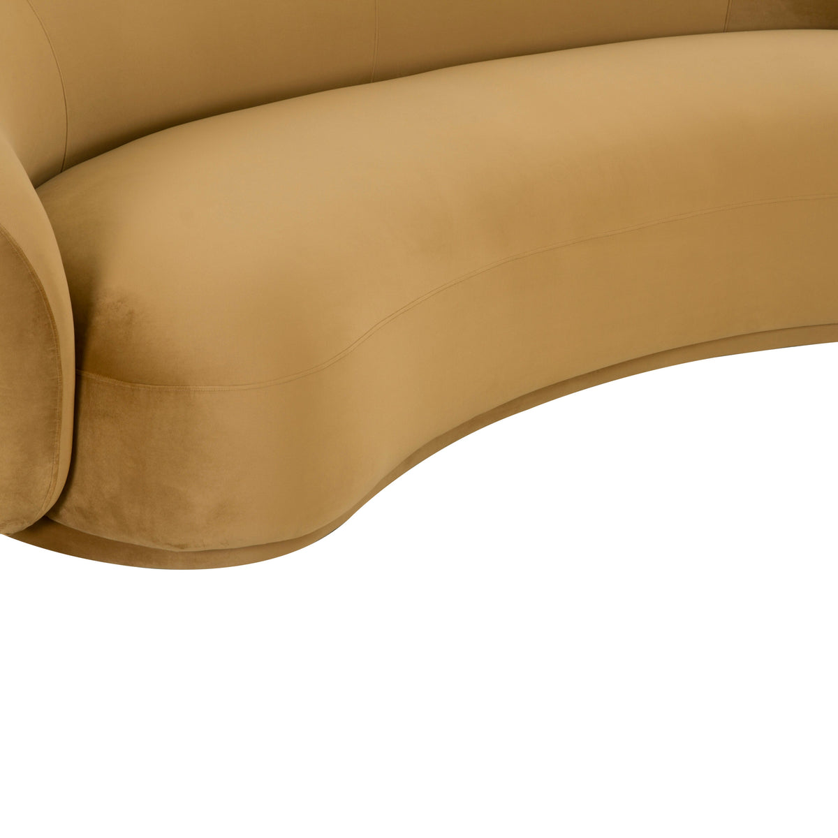 Kendall Cognac Performance Velvet Sofa by TOV Furniture – photo 5 of 6