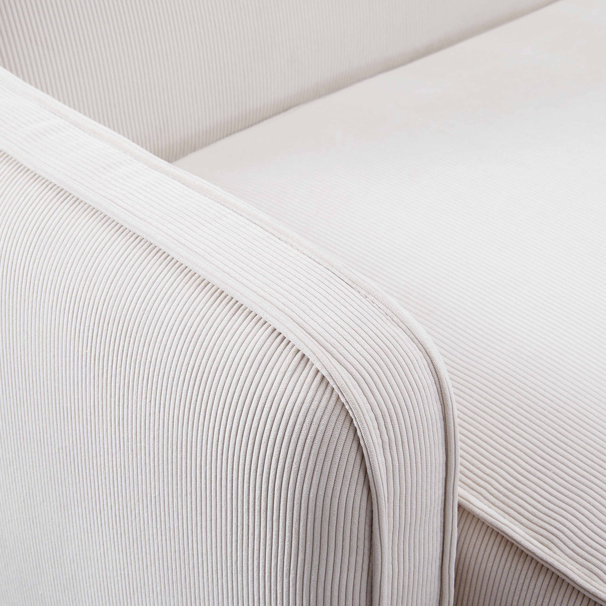 Travie Modular Corner Armchair in White Sand / LAF by TOV Furniture – photo 4 of 6