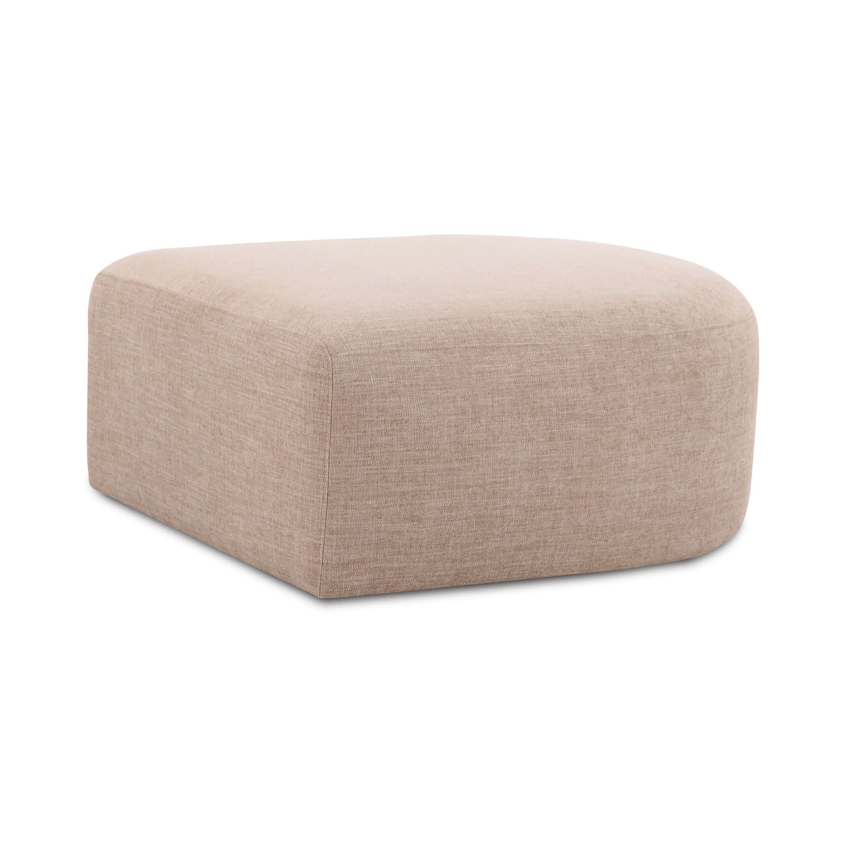 Gorge Tan Performance Fabric Ottoman by TOV Furniture – photo 1 of 7