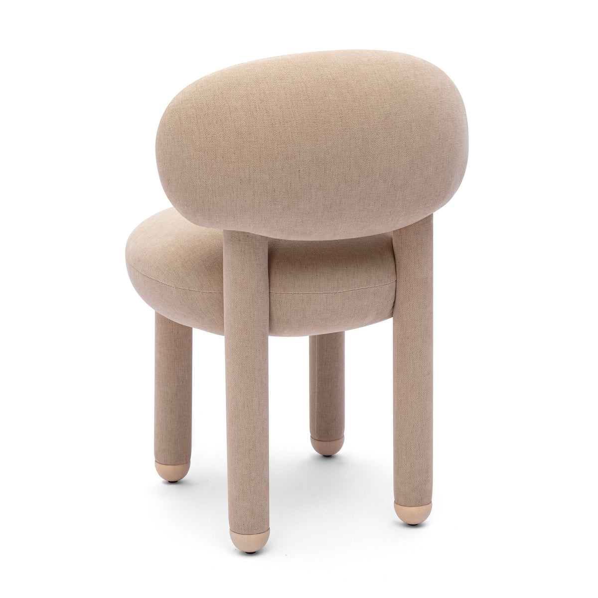 Manu Tan Performance Chenille Dining Chair by TOV Furniture – photo 5 of 7