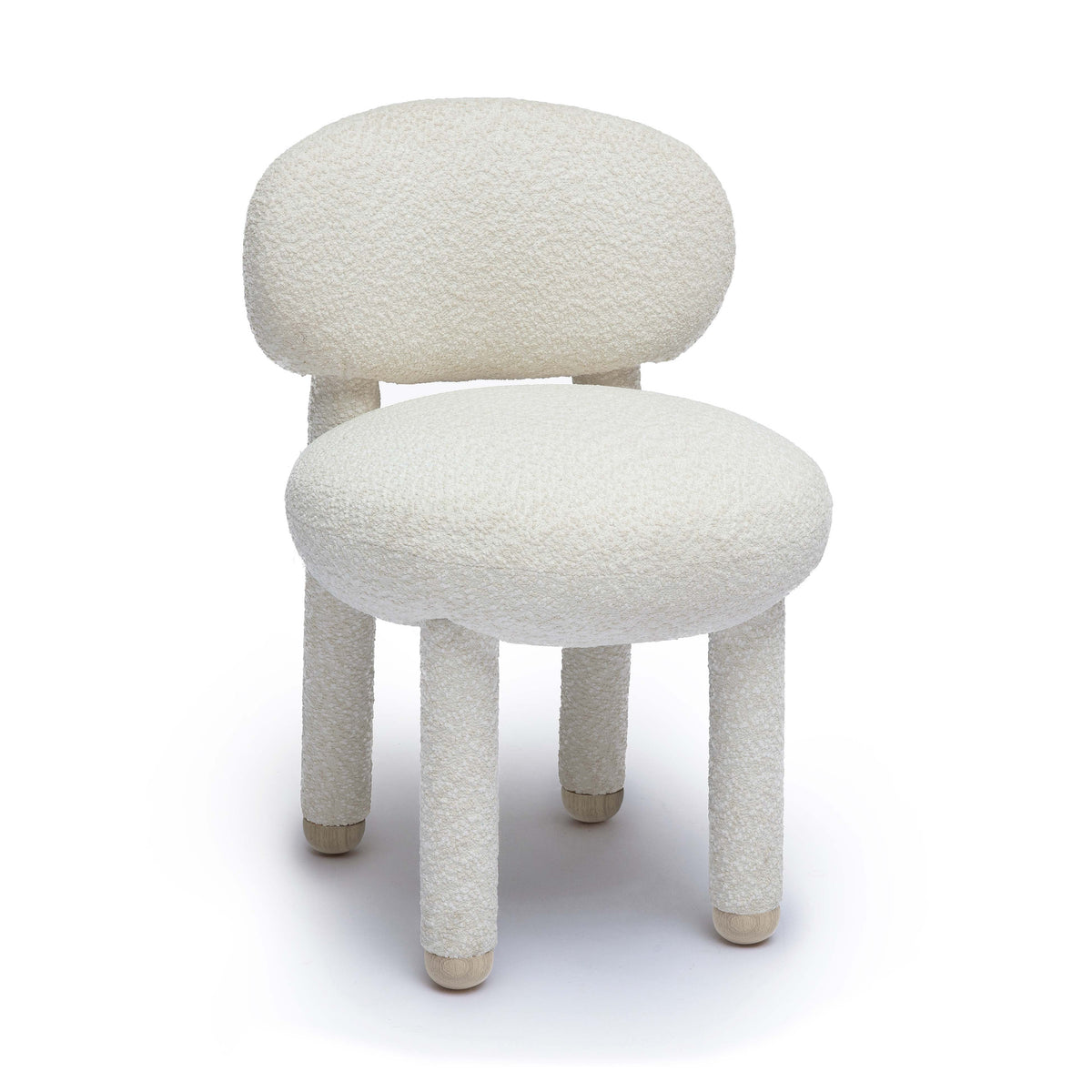 Manu Cream Performance Boucle Side Chair by TOV Furniture – photo 1 of 9