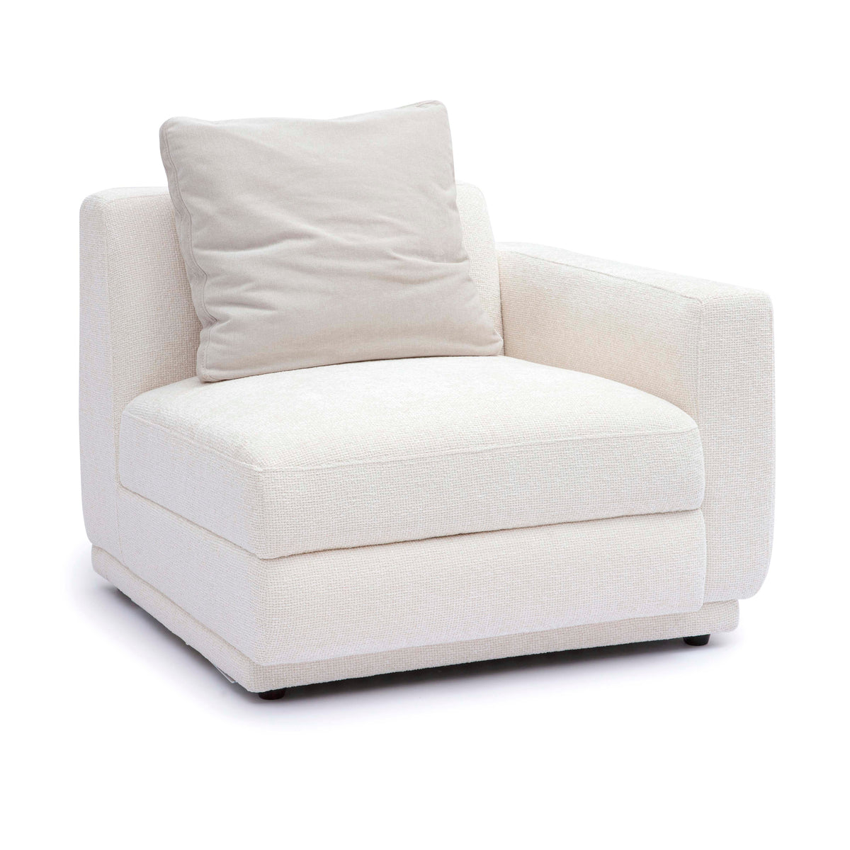 Perry Modular Corner Chair in Cream / RAF by TOV Furniture – photo 1 of 6