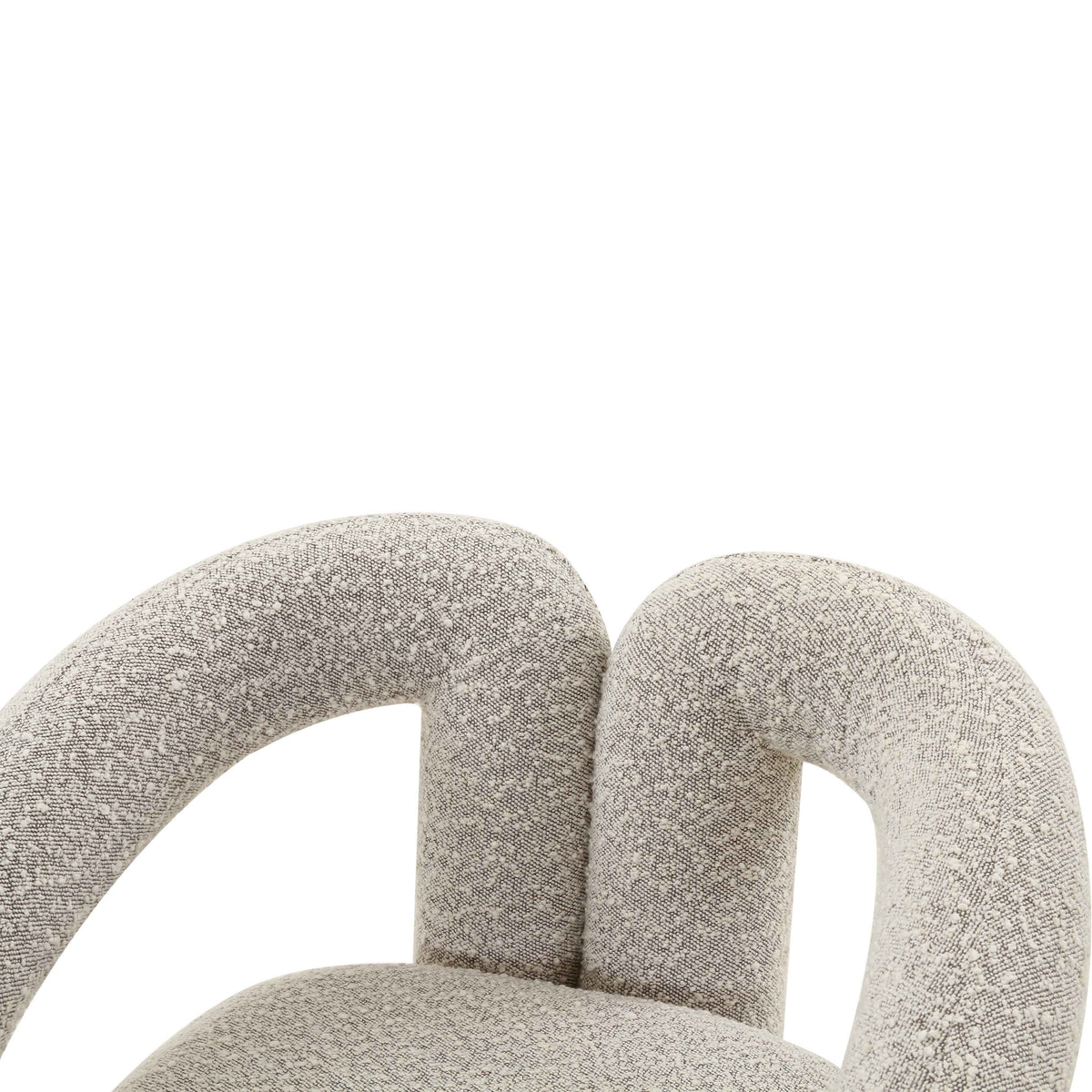 Jenn Grey Speckled Performance Boucle Accent Chair by TOV Furniture – photo 4 of 5