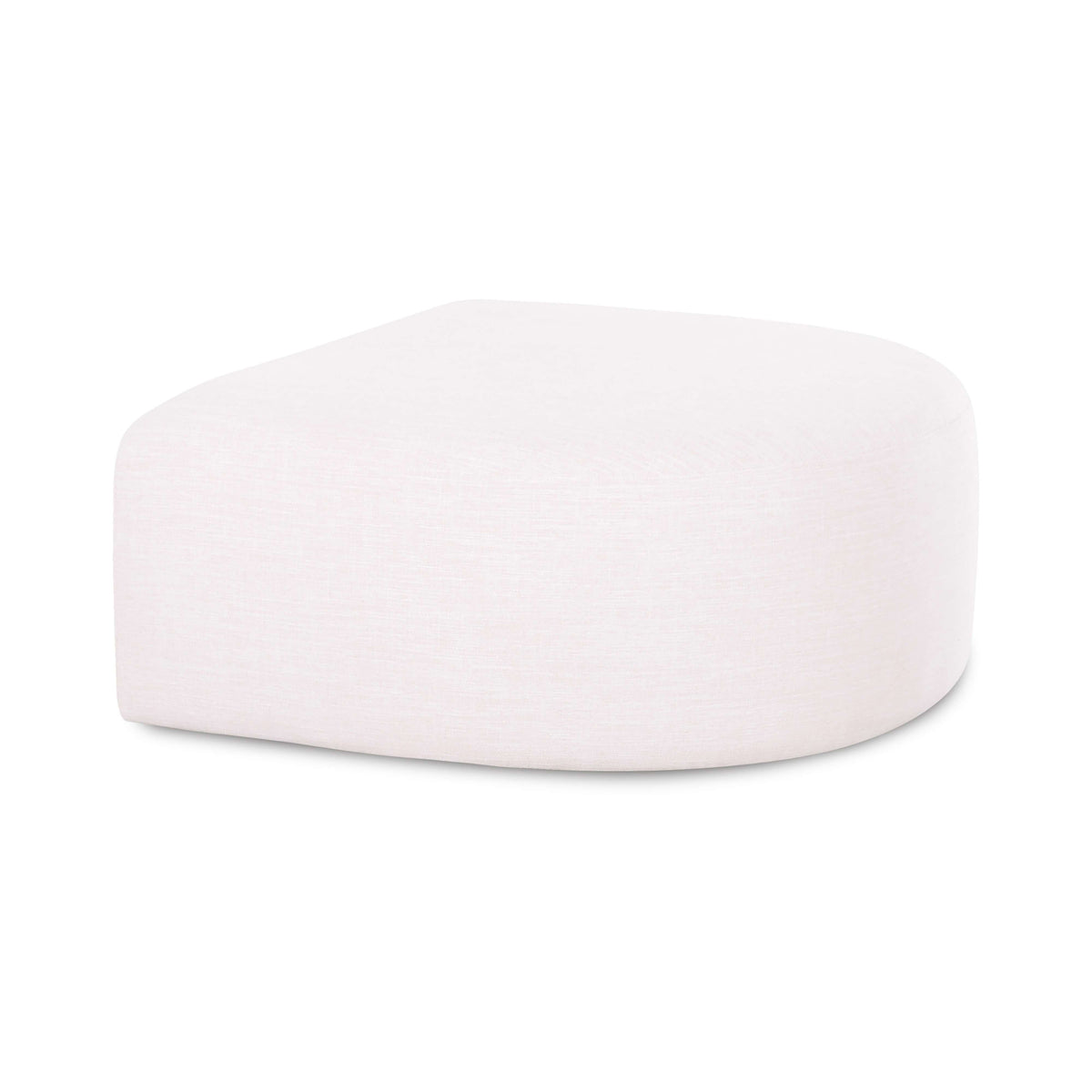 Gorge Cream Performance Fabric Ottoman by TOV Furniture – photo 3 of 8