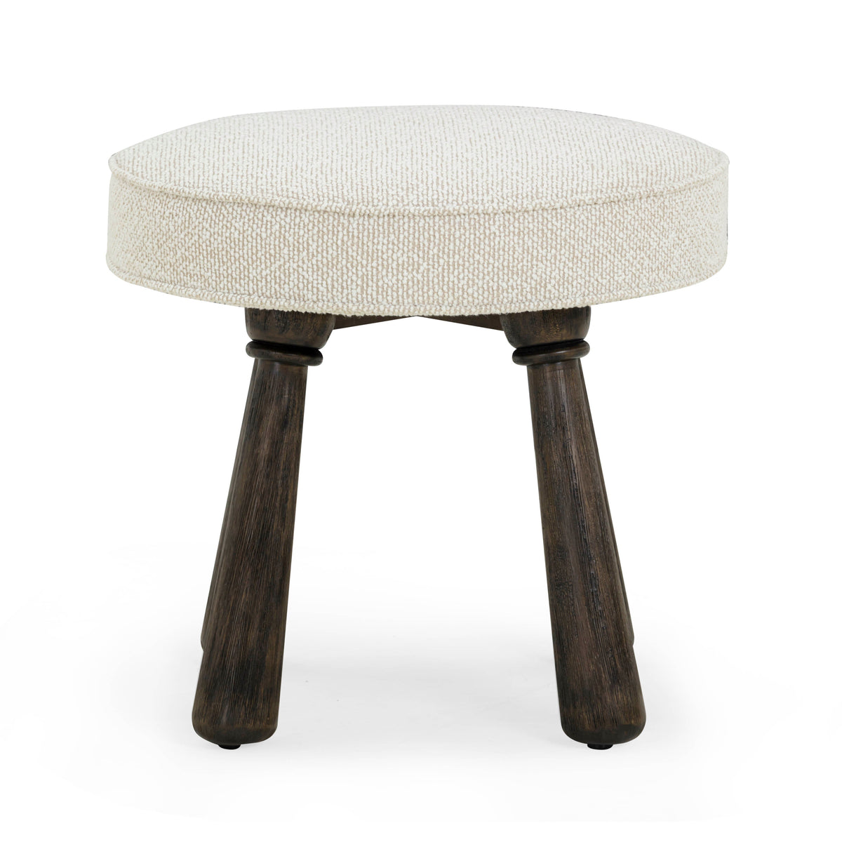 Pookie Cream Performance Boucle Accent Stool by TOV Furniture – photo 2 of 6