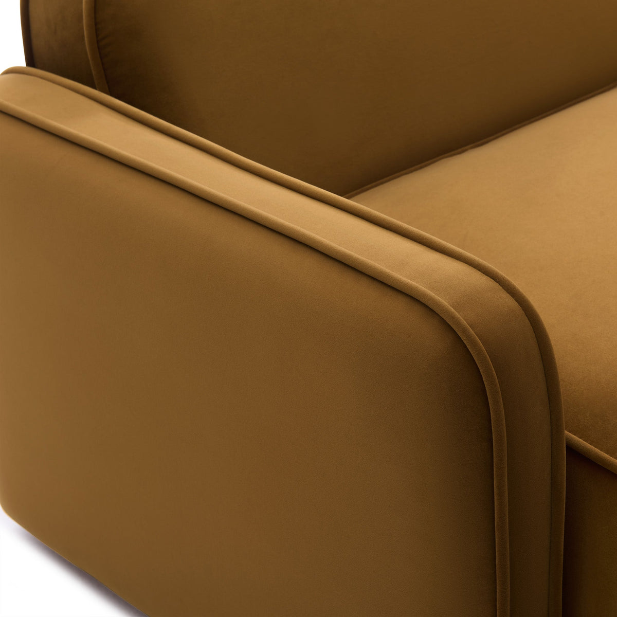 Travie Honey Performance Velvet 5-Piece Modular Large L-Sectional by TOV Furniture – photo 4 of 5