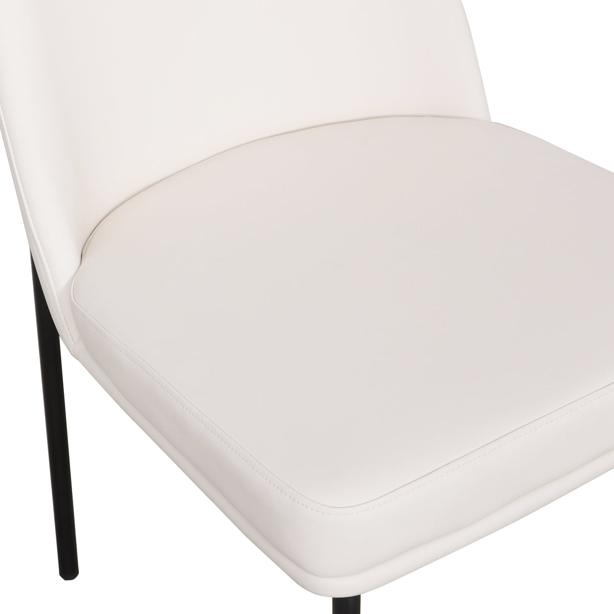 Sydney Cream Performance Vegan Leather Dining Chair - Set of 2 by TOV Furniture – photo 4 of 7