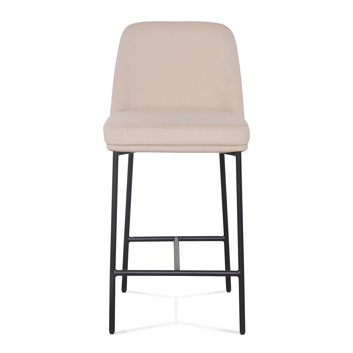 Sydney Taupe Performance Velvet Counter Stool - Set of 2 by TOV Furniture – photo 3 of 8