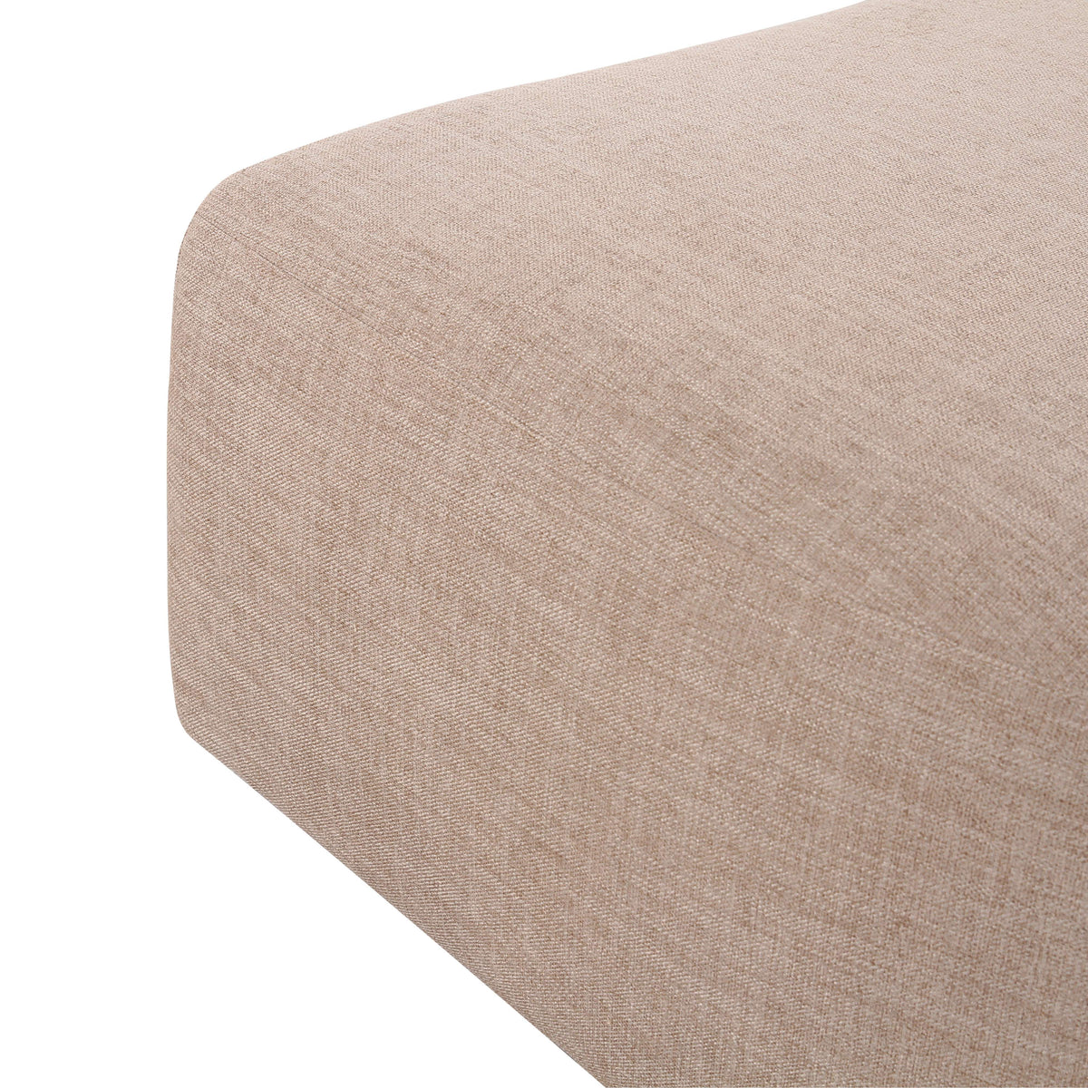 Gorge Tan Performance Fabric Ottoman by TOV Furniture – photo 4 of 7