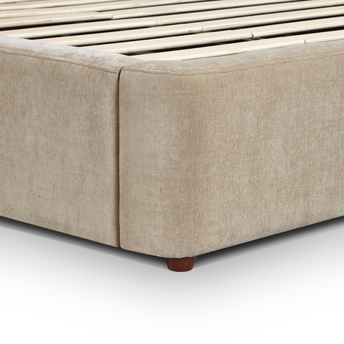 Leah Taupe Performance Chenille Queen Bed by TOV Furniture – photo 9 of 10