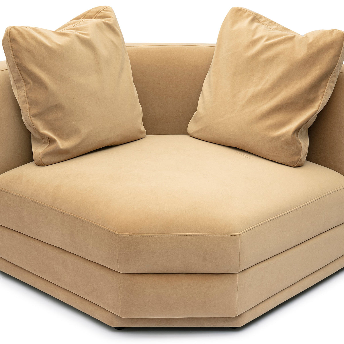Perry Tan Performance Velvet Modular Sectional Wedge by TOV Furniture – photo 4 of 6