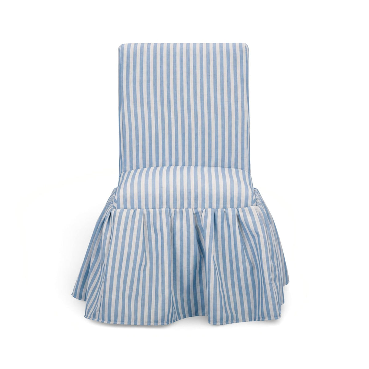 Gertrude Blue Striped Performance Linen Dining Chair by TOV Furniture – photo 2 of 6