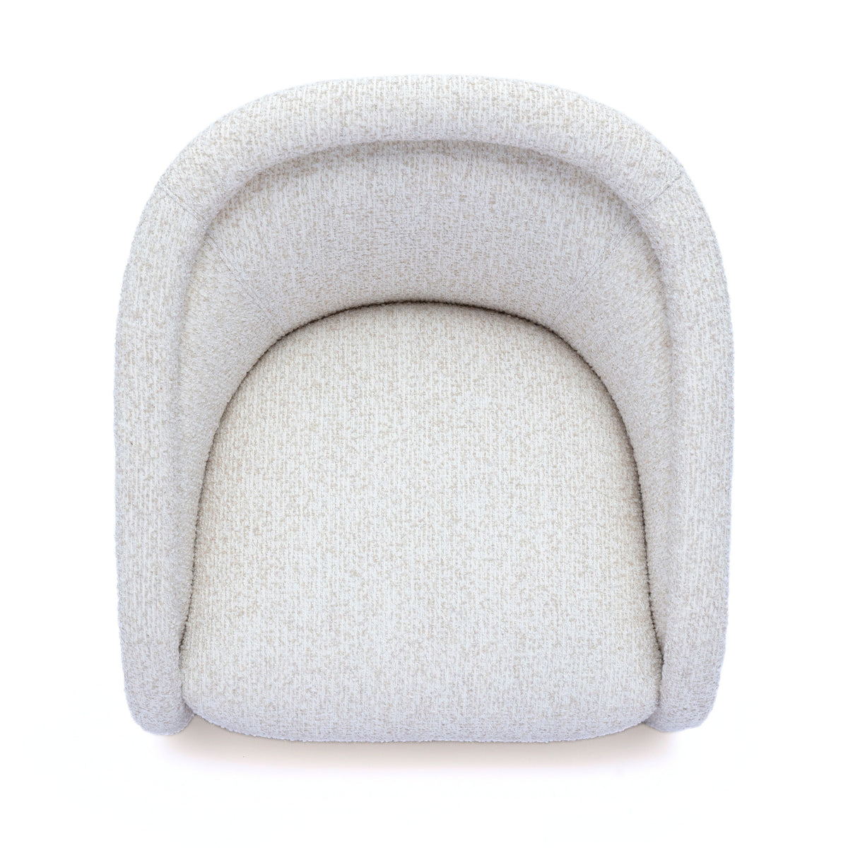 Clarke Cream Performance Boucle Swivel Accent Chair by TOV Furniture – photo 5 of 6