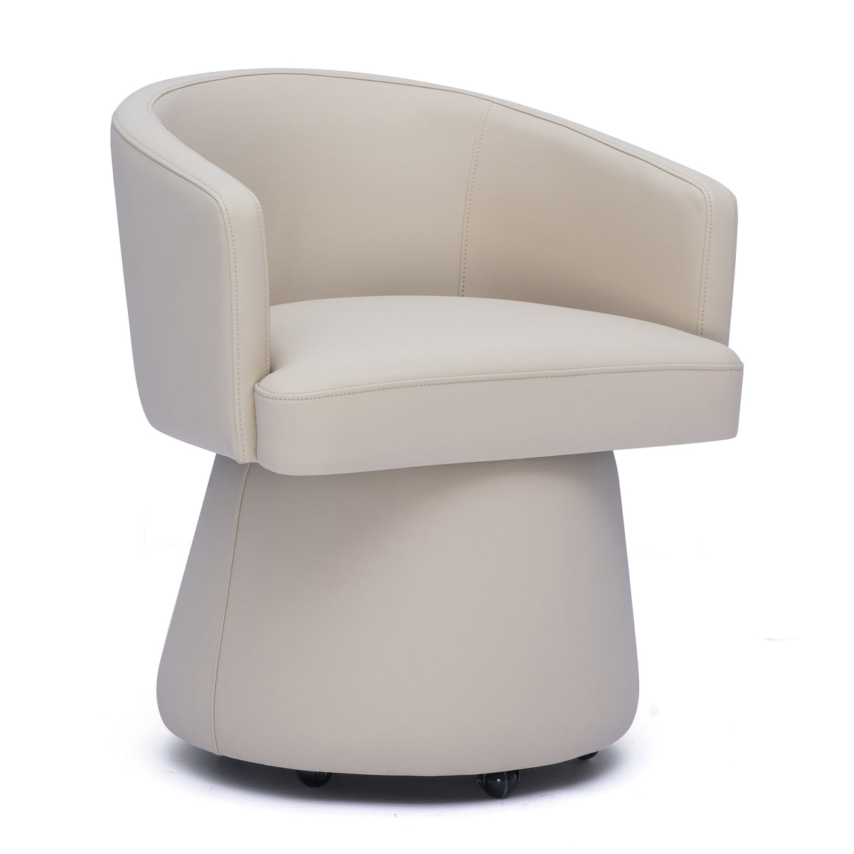 Kristen Taupe Performance Vegan Leather Desk Chair by TOV Furniture – photo 1 of 6