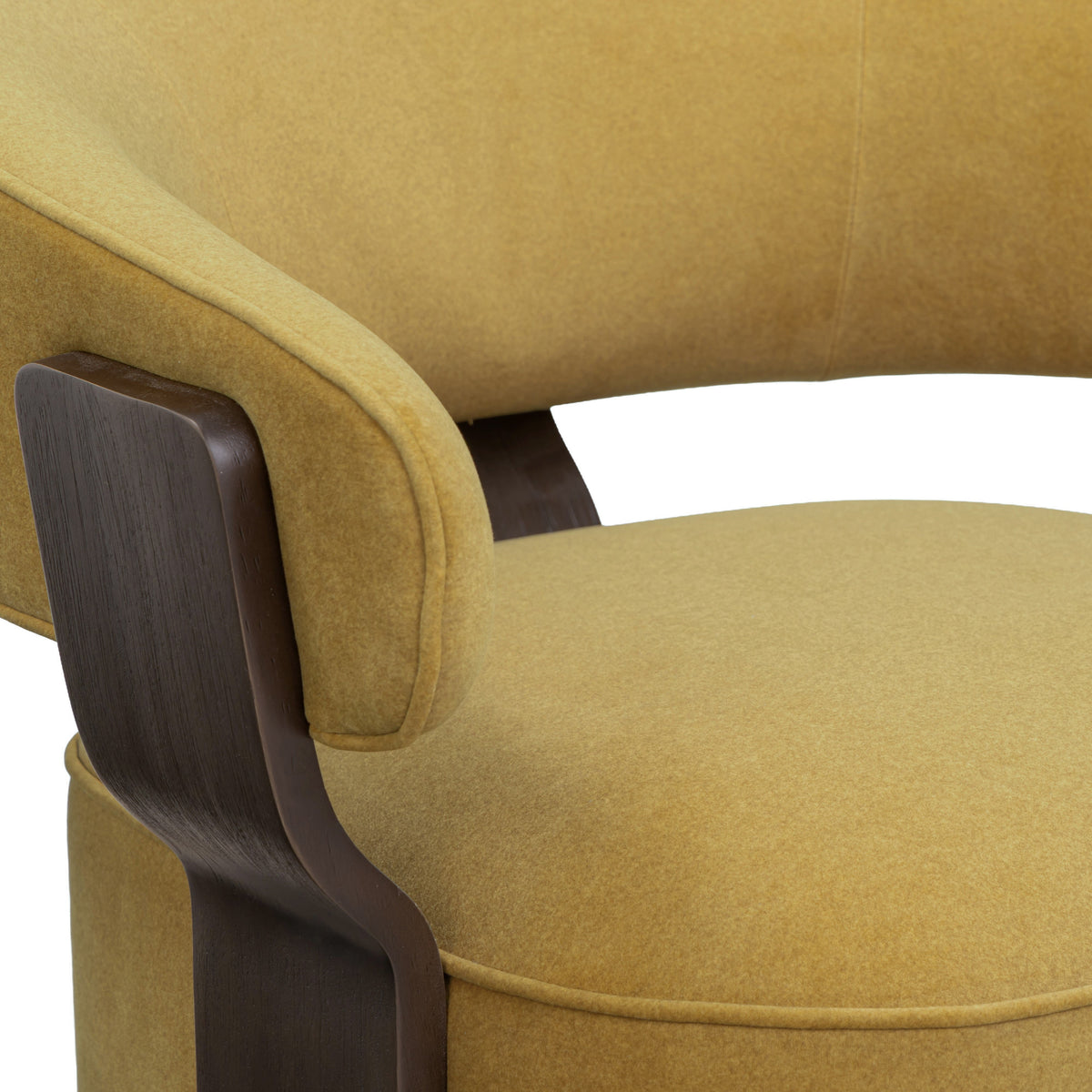 Madison Amber Performance Vegan Mohair Swivel Accent Chair by TOV Furniture – photo 7 of 8