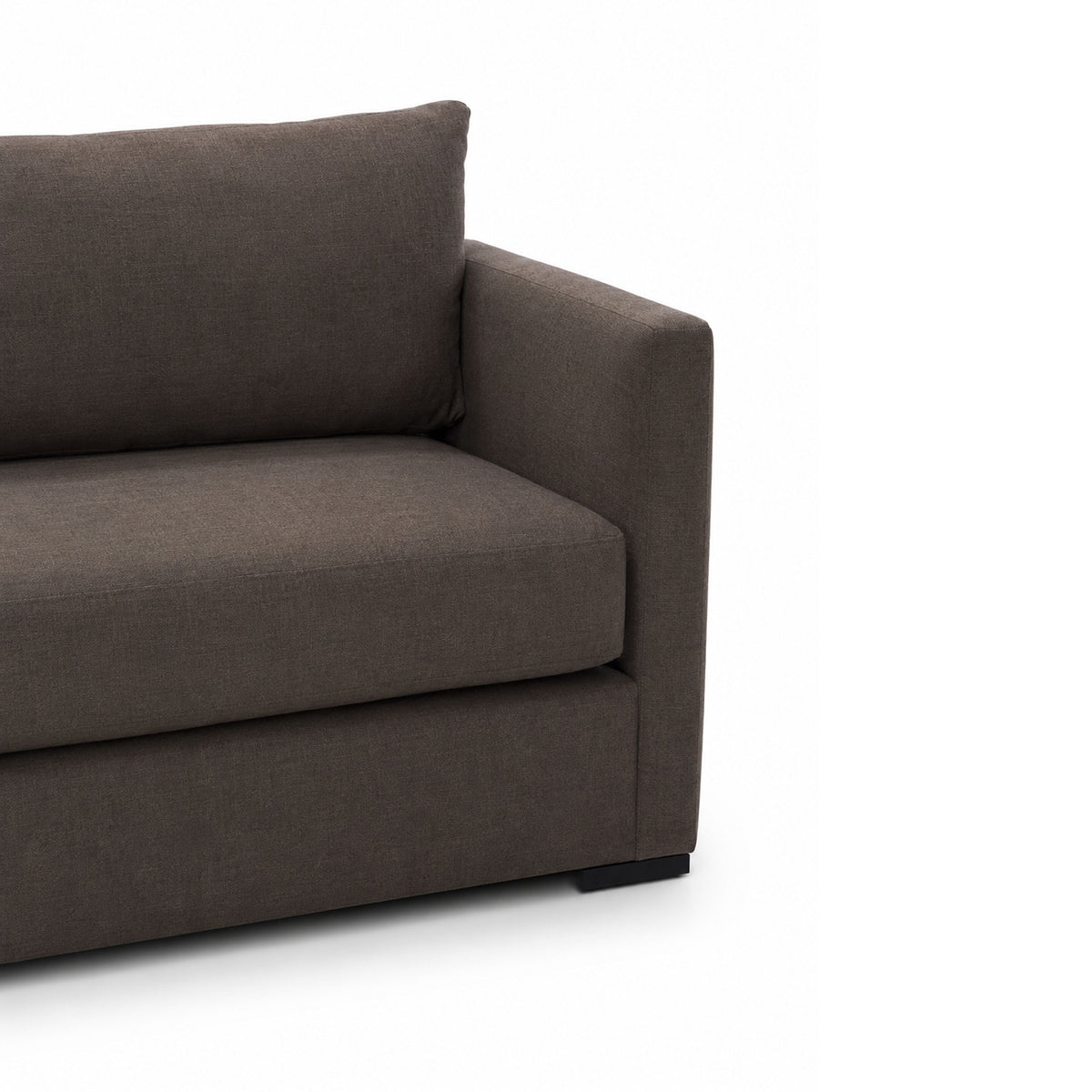Portsmouth Java Brown Textured Chenille Sofa by TOV Furniture – photo 6 of 7