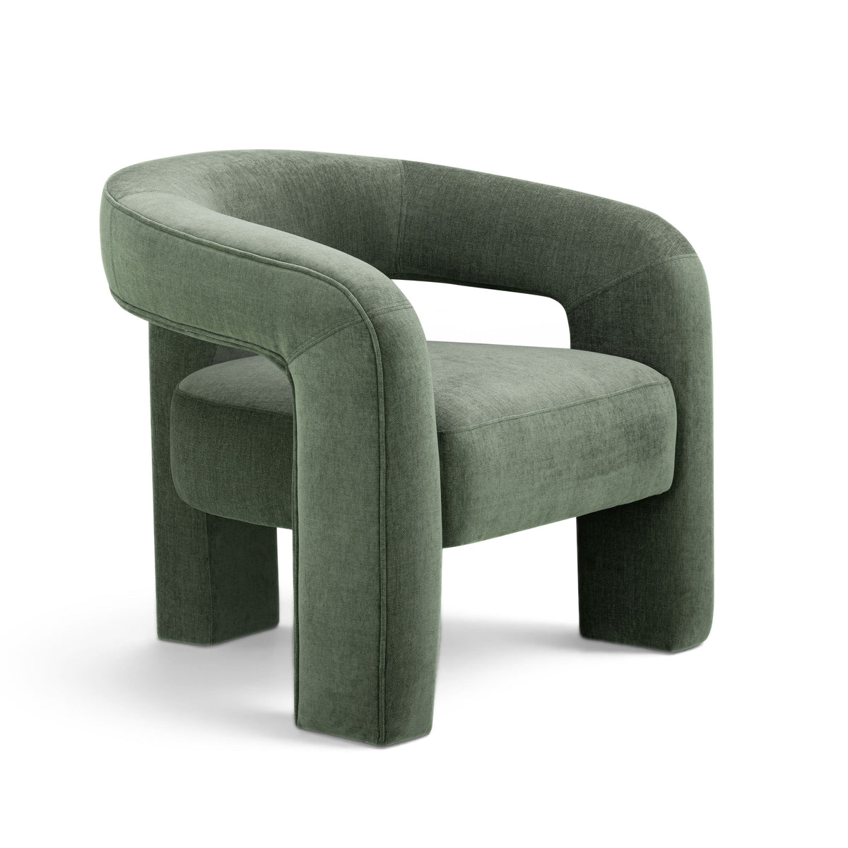 Malone Green Performance Chenille Accent Chair by TOV Furniture – photo 2 of 6