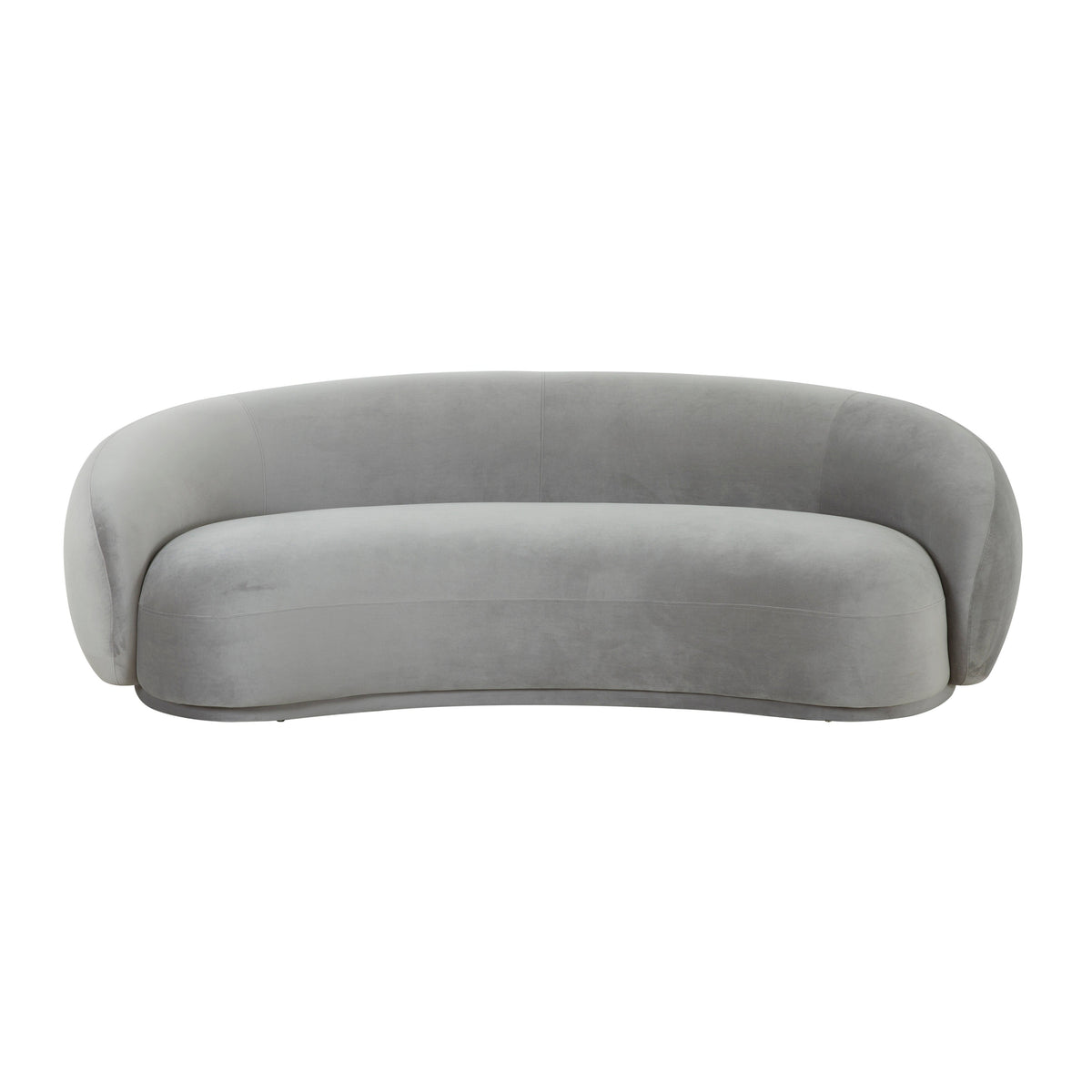 Kendall Light Grey Performance Velvet Sofa by TOV Furniture – photo 3 of 6
