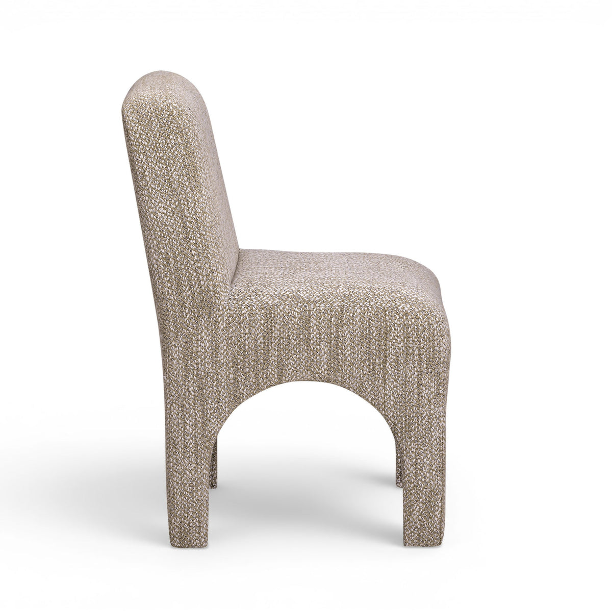 Tomlin Beige Knubby Performance Fabric Dining Chair by TOV Furniture – photo 5 of 9