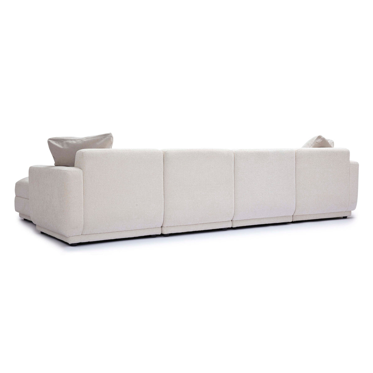 Perry 6-Piece Cream Performance Chenille Modular U-Sectional by TOV Furniture – photo 4 of 6