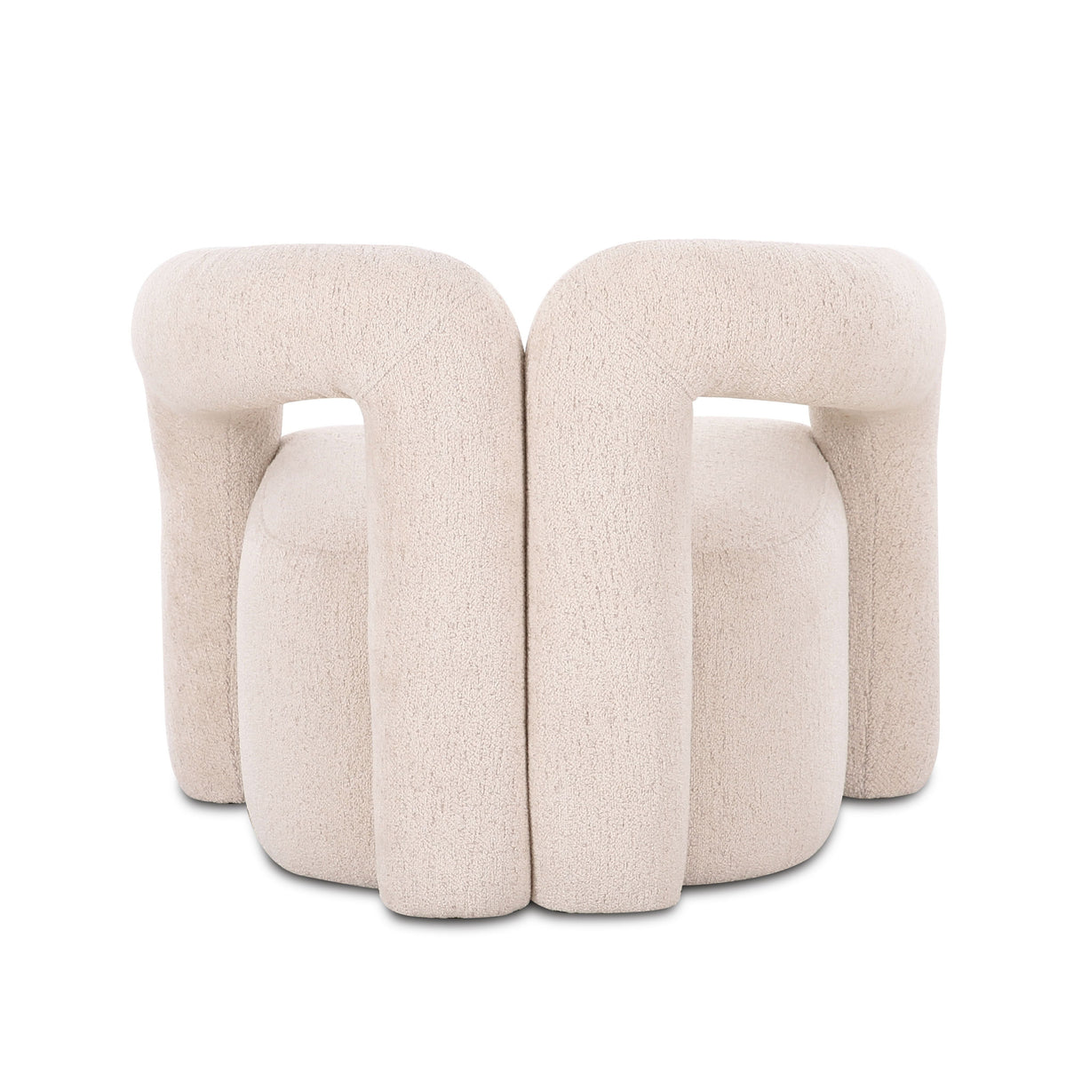 Jenn Cream Performance Boucle Accent Chair by TOV Furniture – photo 5 of 8
