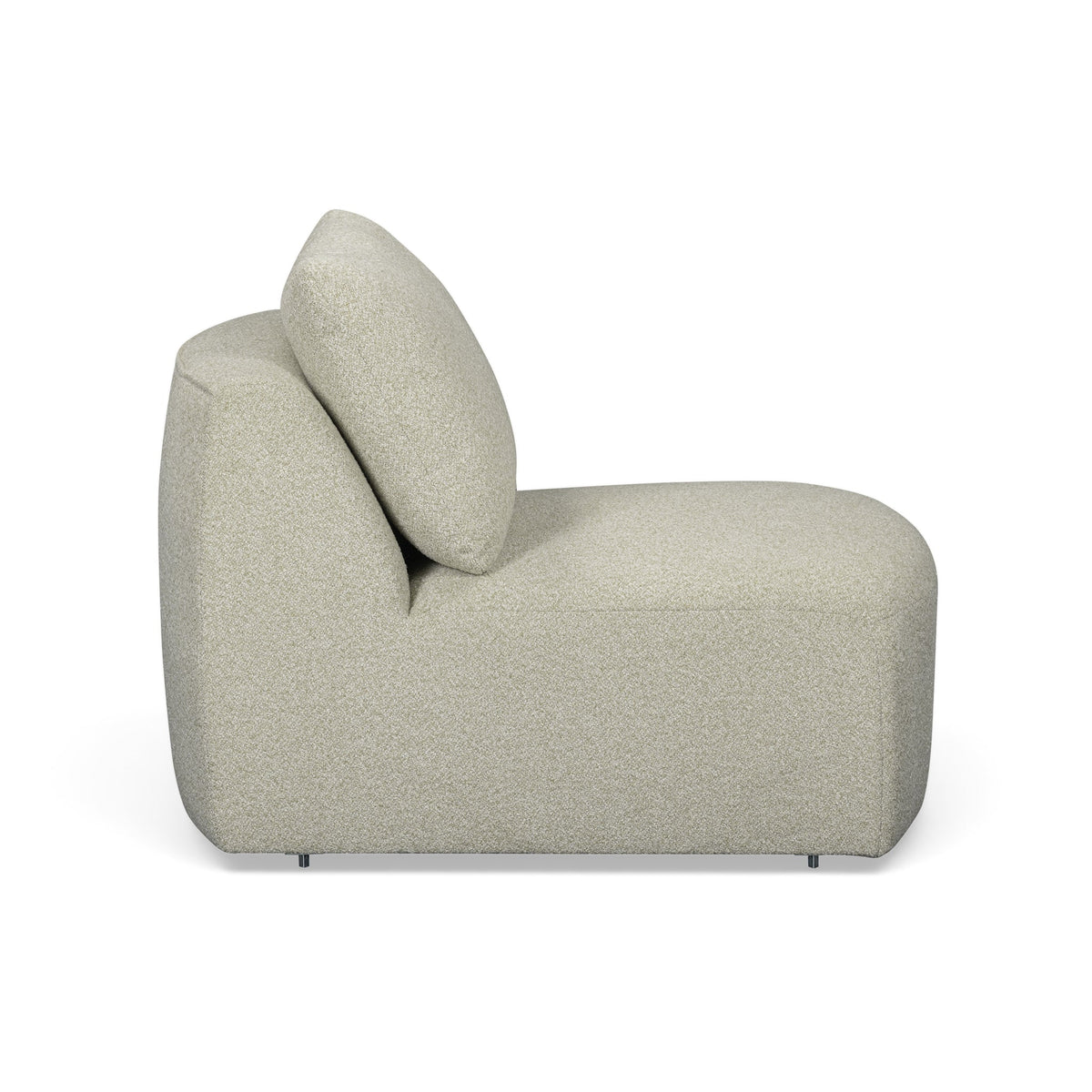 Noor 36" Modular Armless Chair in Wheat by TOV Furniture – photo 3 of 6