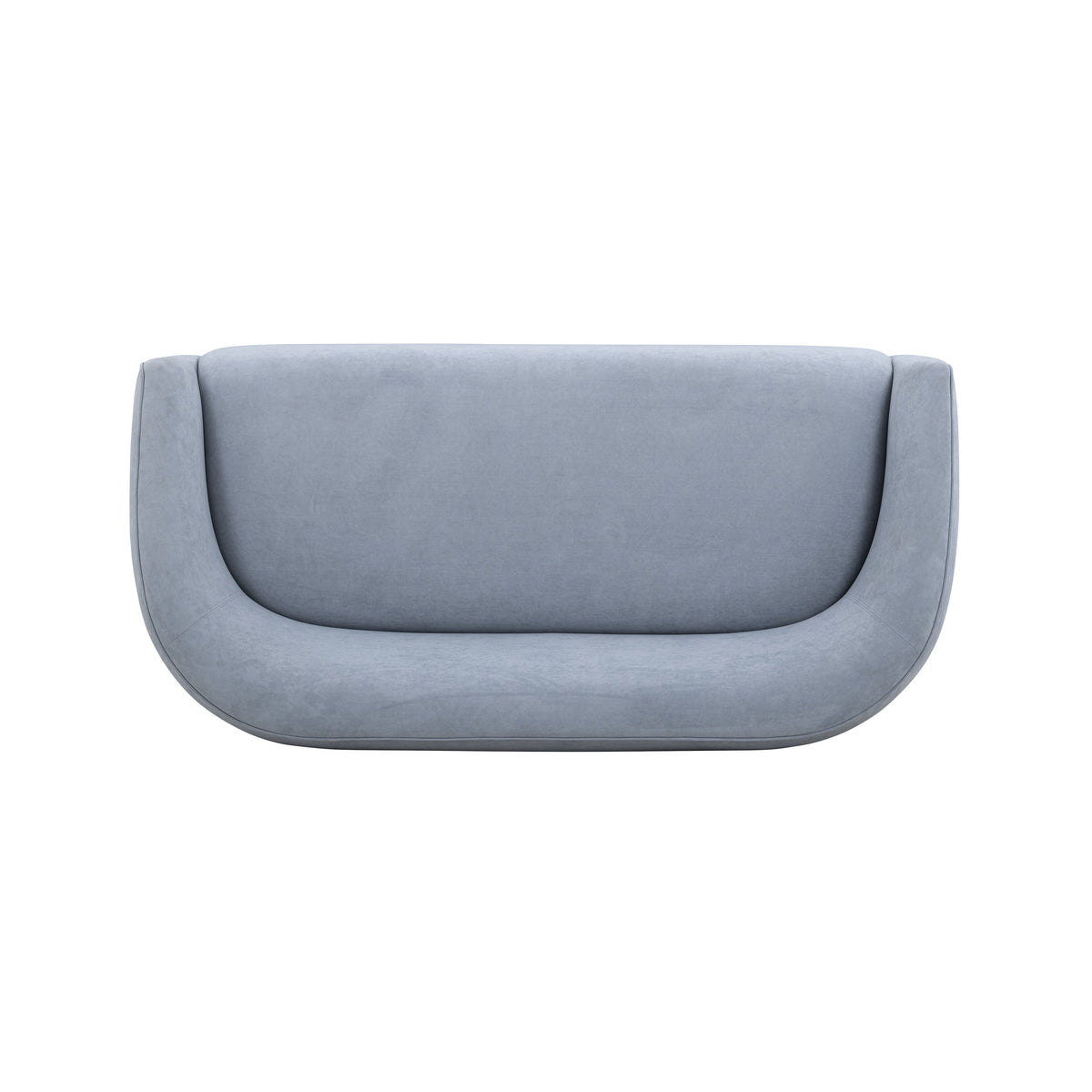 Jordan 70" Baby Blue Textured Velvet Performance Loveseat by TOV Furniture – photo 5 of 6