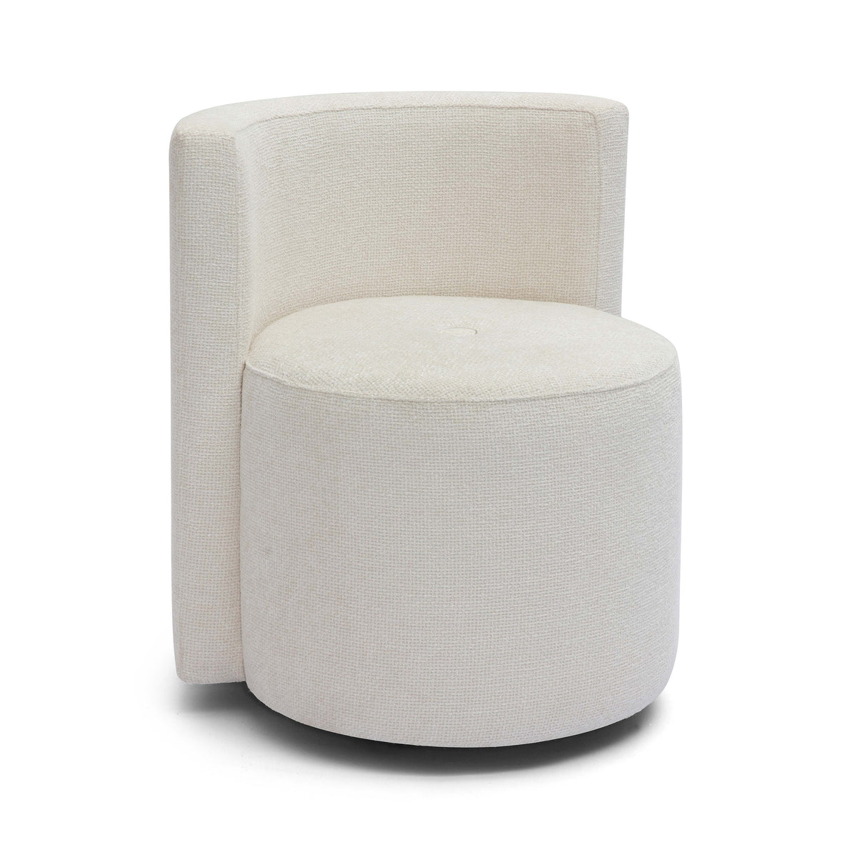 Alyssa Cream Performance Chenille Rolling Desk Chair by TOV Furniture – photo 1 of 6
