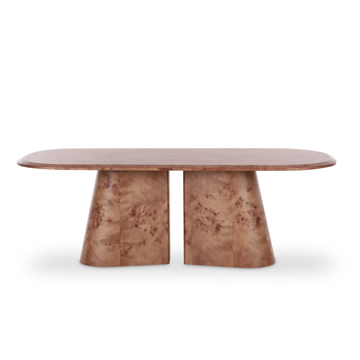 Gladyss 87" Honey Burl Oval Dining Table by TOV Furniture – photo 1 of 7