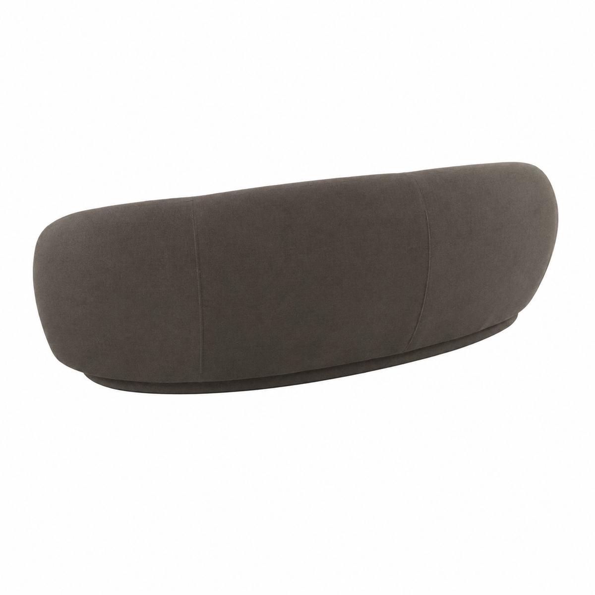 Kendall 90" Java Brown Textured Chenille Sofa by TOV Furniture – photo 4 of 5