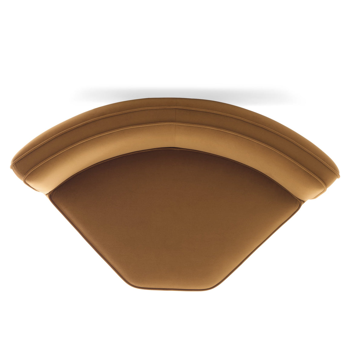 Travie Honey Performance Velvet Wedge by TOV Furniture – photo 3 of 5