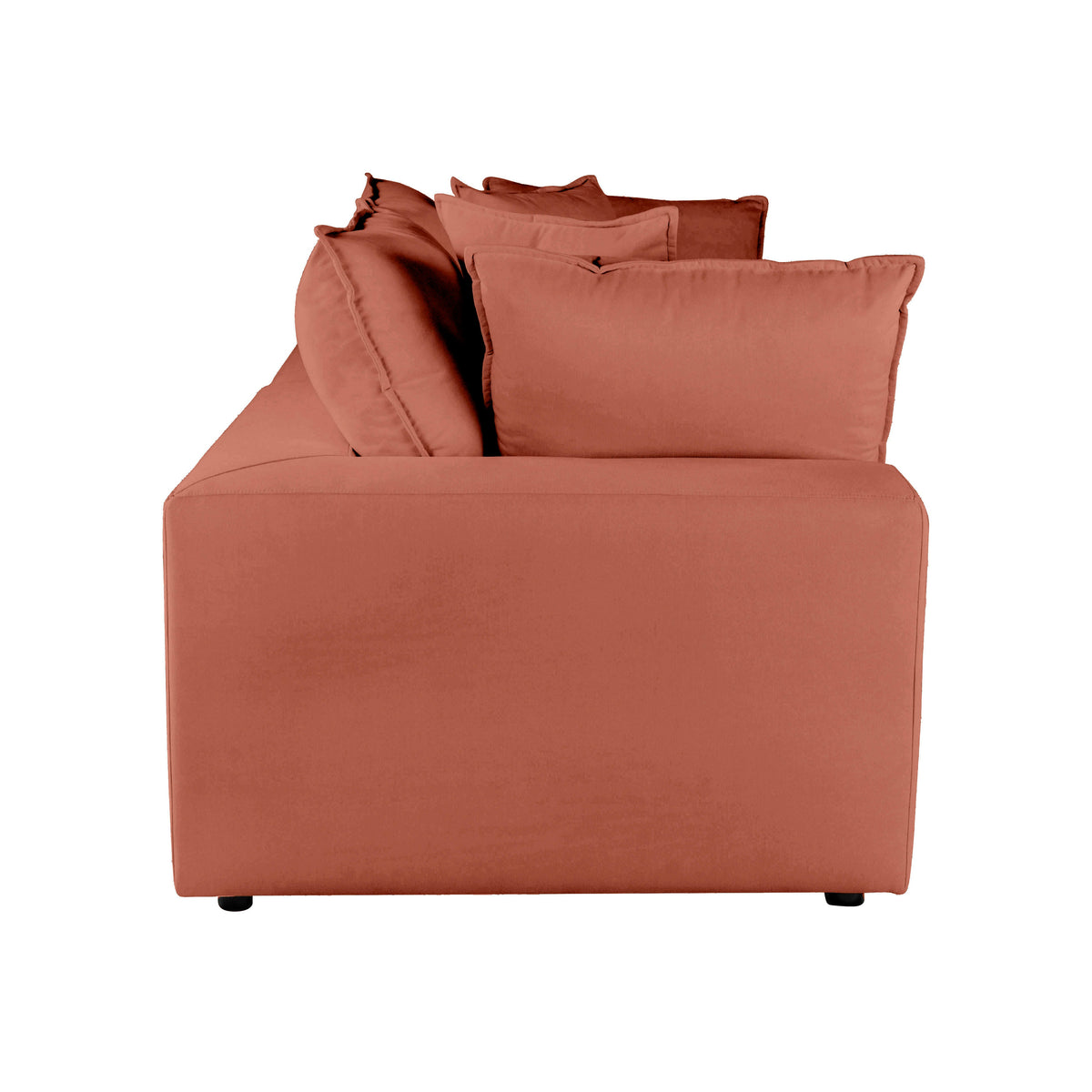 Cali 80" Rust Performance Fabric Modular Loveseat by TOV Furniture – photo 4 of 7