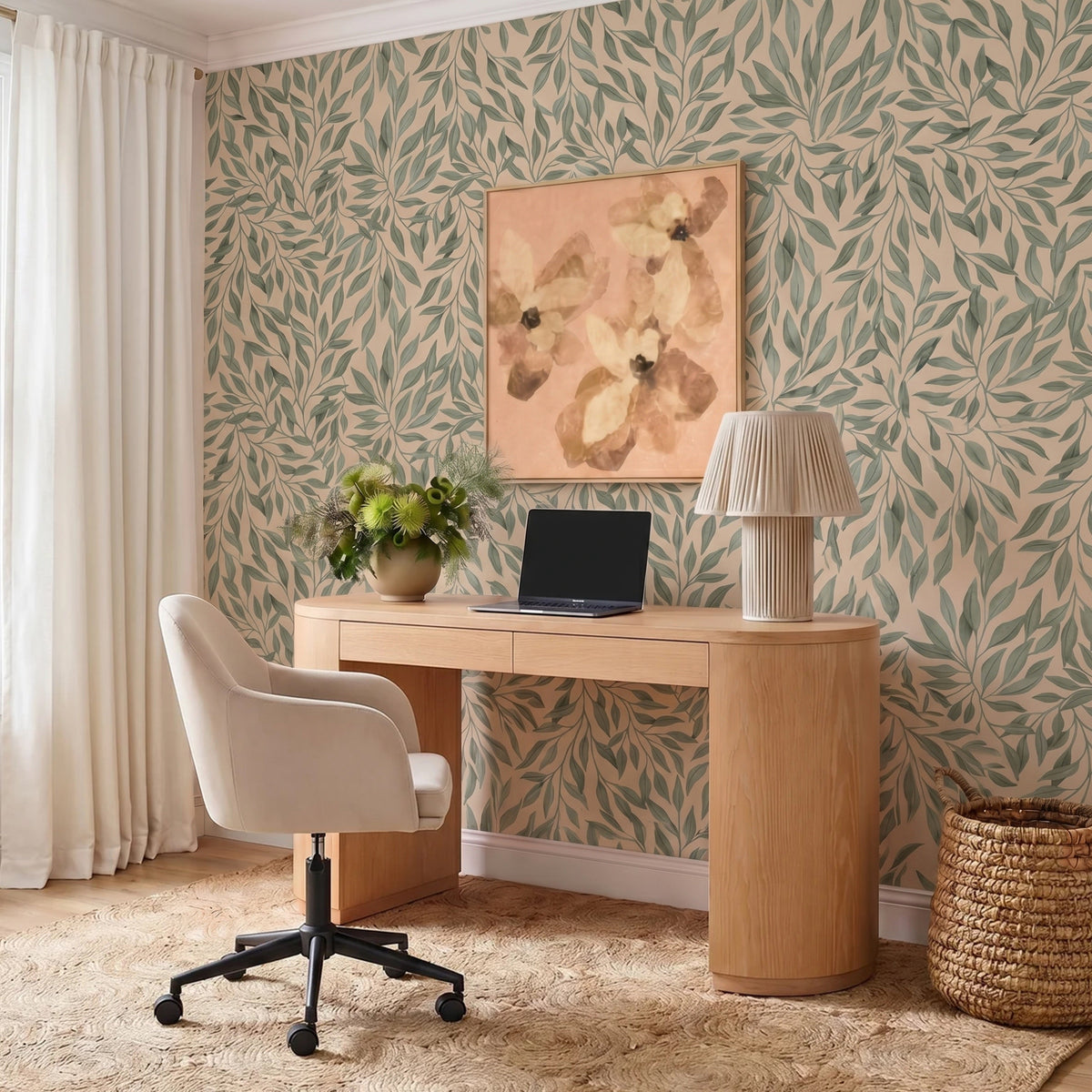 Sydney Office Desk Chair in Taupe by TOV Furniture – photo 2 of 7