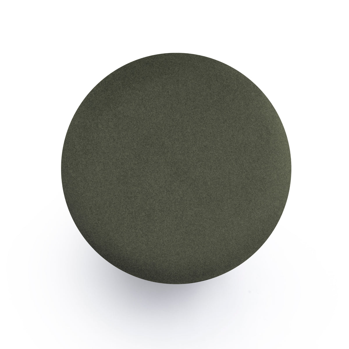 Dex Dark Olive Green Performance Vegan Mohair Ottoman by TOV Furniture – photo 5 of 7