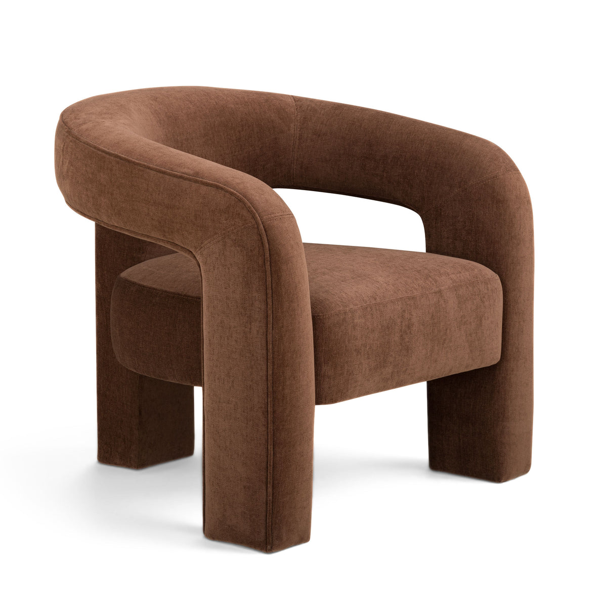 Malone Rust Performance Chenille Accent Chair by TOV Furniture – photo 2 of 6