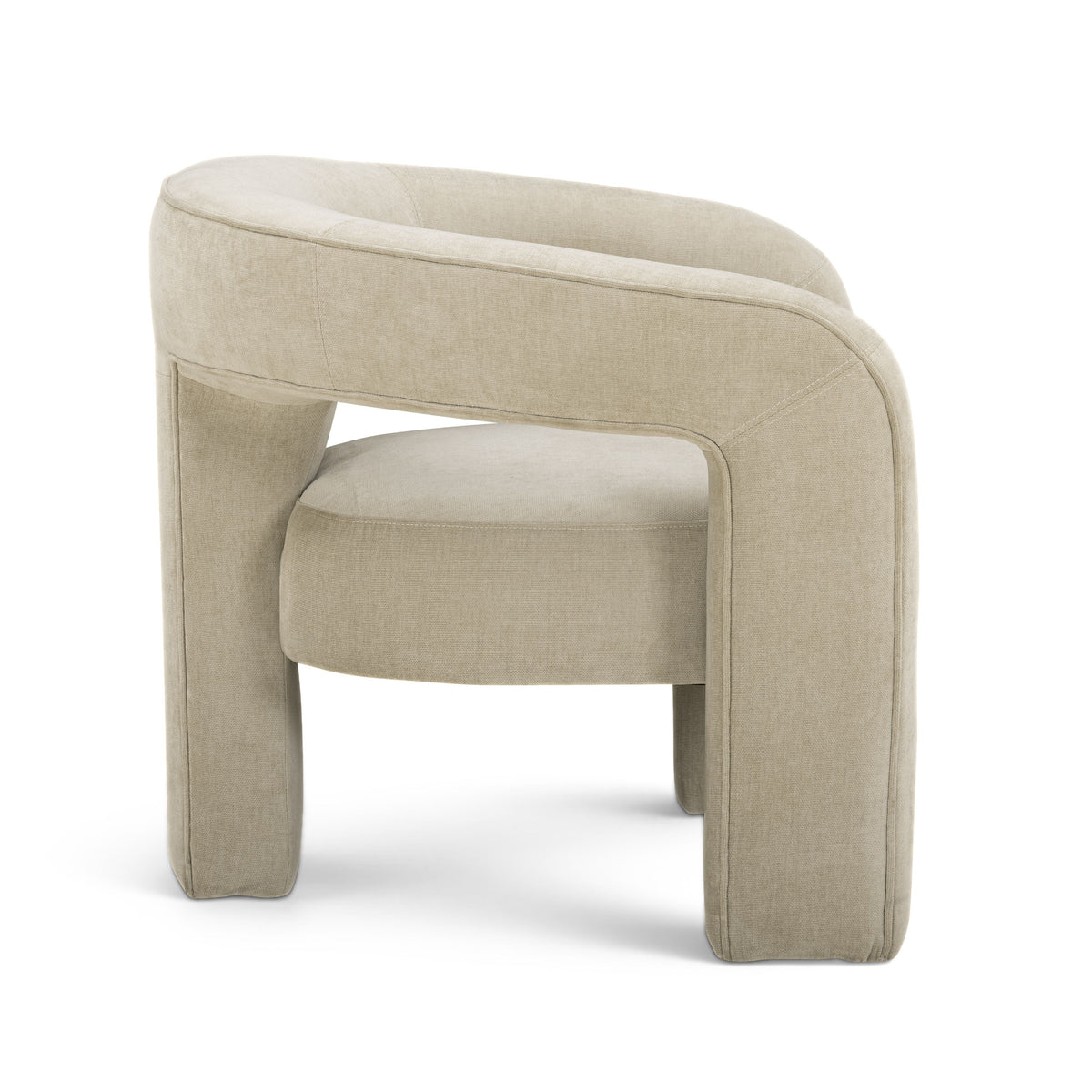 Malone Taupe Performance Chenille Accent Chair by TOV Furniture – photo 3 of 6