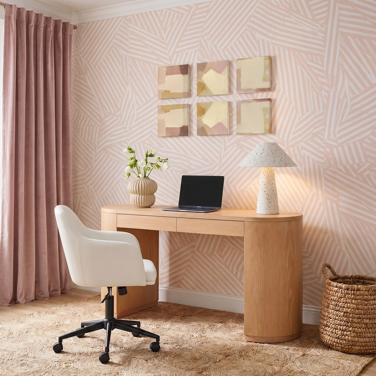 Sydney Office Desk Chair in Cream by TOV Furniture – photo 2 of 7