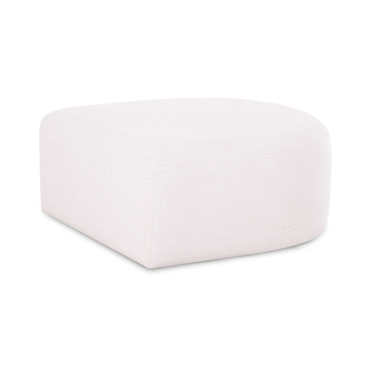 Gorge Cream Performance Fabric Ottoman by TOV Furniture – photo 2 of 8