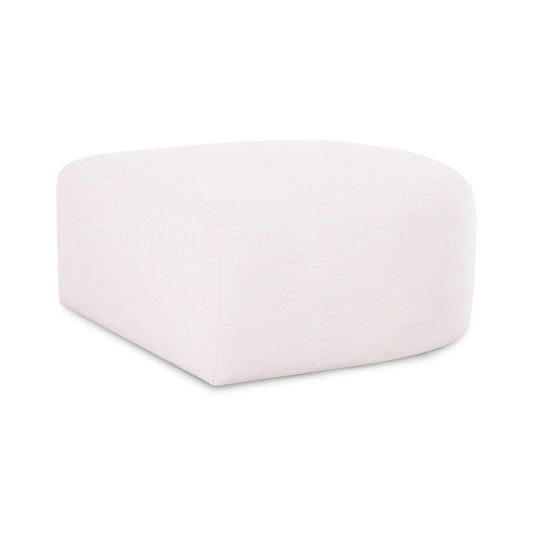 Gorge Cream Performance Fabric Ottoman by TOV Furniture – photo 2 of 8