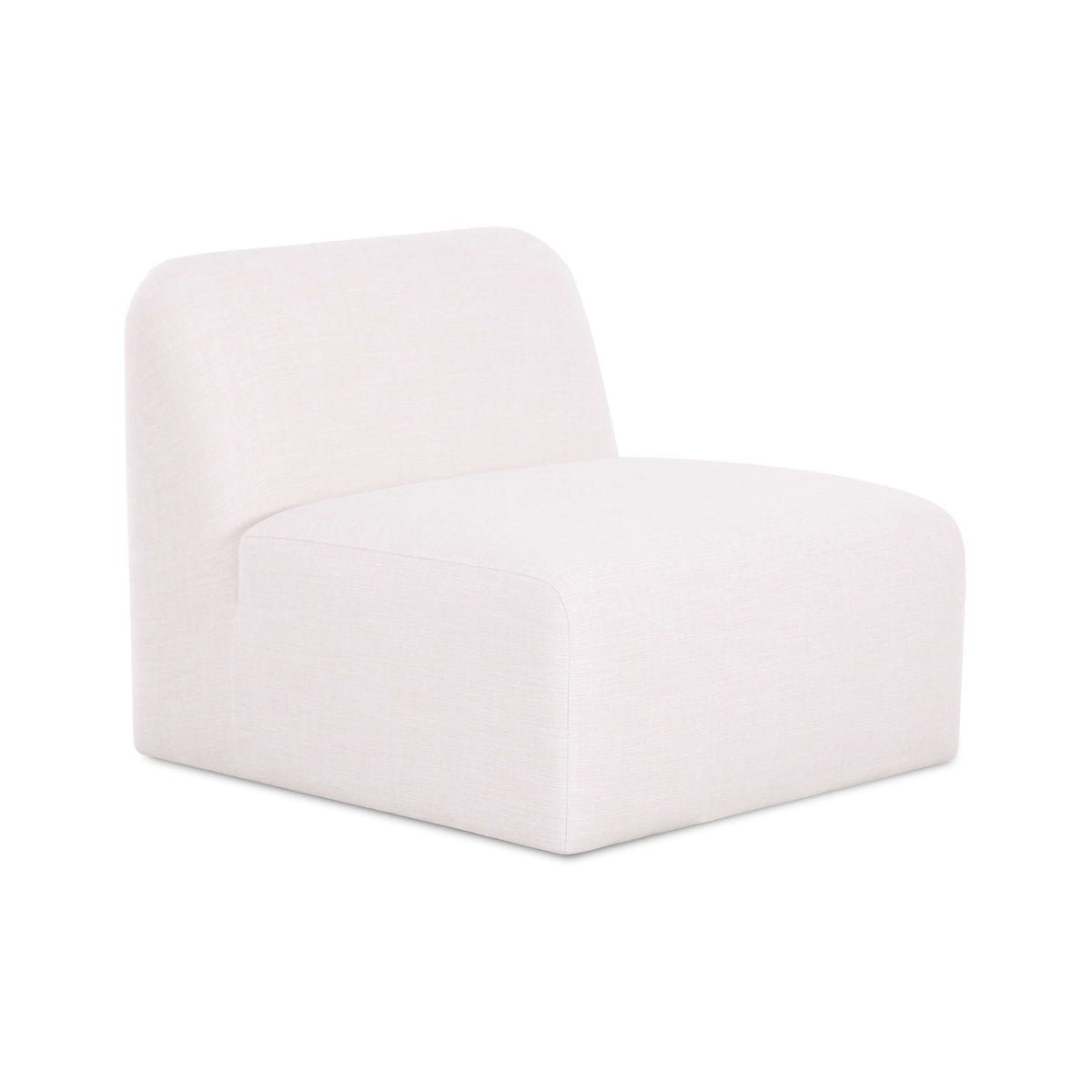 Gorge Modular Armless Chair in Cream by TOV Furniture – photo 2 of 7