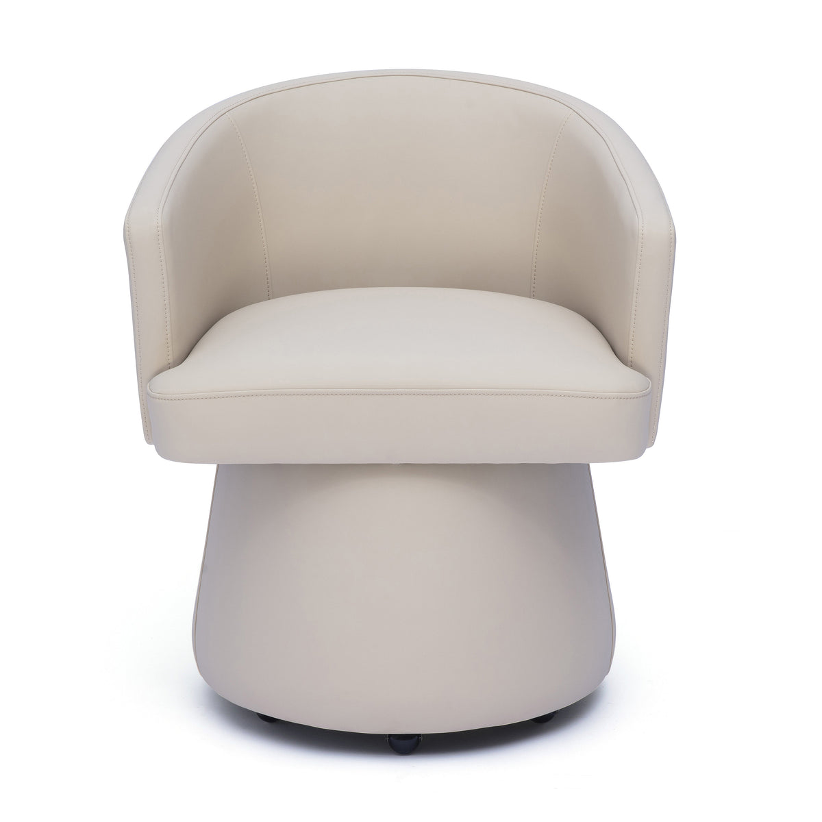 Kristen Cream Performance Vegan Leather Desk Chair by TOV Furniture – photo 7 of 7