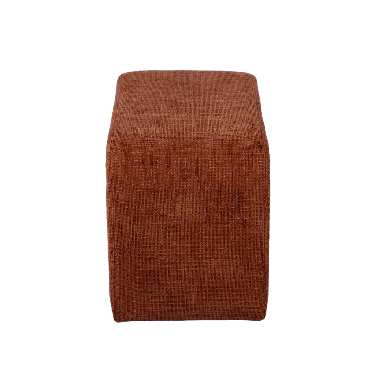 Alvie Copper Railroad Chenille Storage Side Table by TOV Furniture – photo 3 of 5